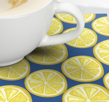 Dessous de verre geek motif tranche de citron - TenStickers