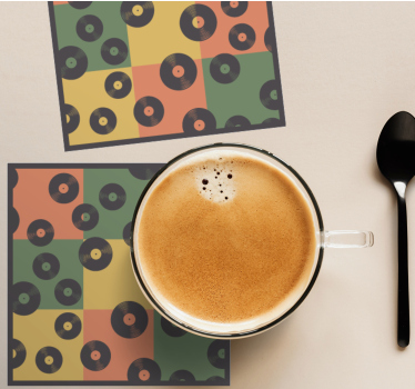 Dessous de verre geek motif vinyle - TenStickers
