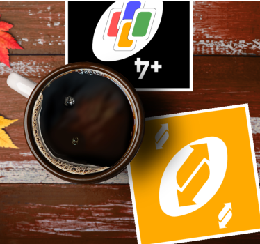 Dessous de verre geek motifs de cartes colorées - TenStickers