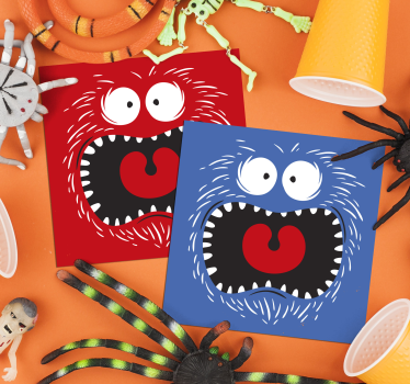 Dessous de verre halloween moderne et coloré - TenStickers