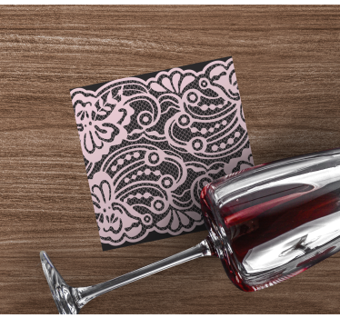 Dessous de verre moderne motif dentelle élégant - TenStickers
