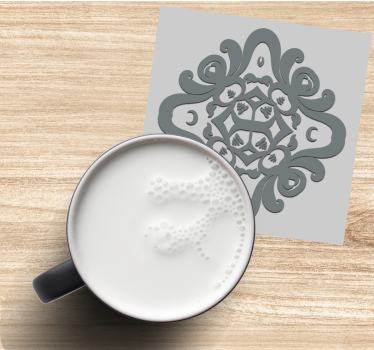 Dessous de verre motif à motif complexe - TenStickers