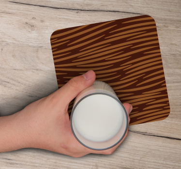 Dessous de verre motif bois naturel - TenStickers