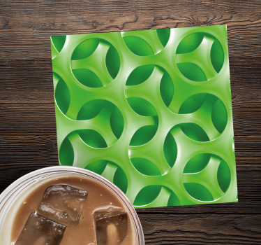 Dessous de verre motif circulaire superposé - TenStickers