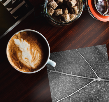 Dessous de verre motif de feuilles complexe - TenStickers