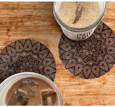 Dessous de verre motif dentelle complexe - TenStickers