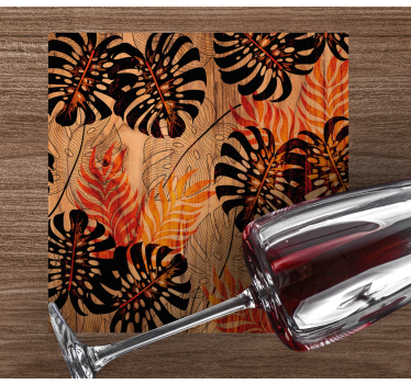 Dessous de verre motif feuillage tropical - TenStickers