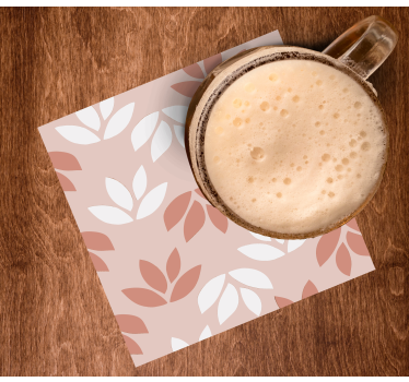 Dessous de verre motif feuilles - TenStickers