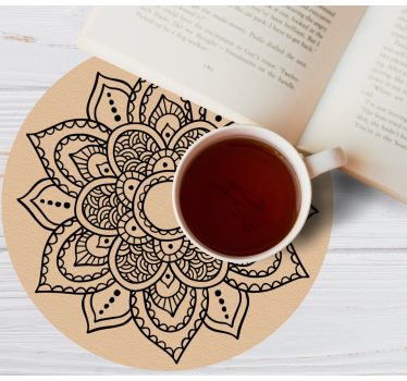 Dessous de verre motif floral délicat - TenStickers