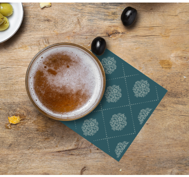 Dessous de verre motif floral élégant - TenStickers