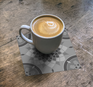 Dessous de verre motif gris complexe - TenStickers