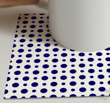 Dessous de verre motif pois audacieux - TenStickers
