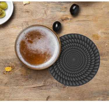 Dessous de verre motif spirale rond - TenStickers