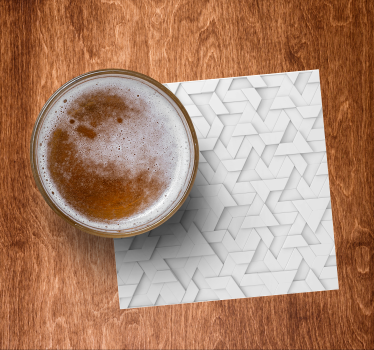 Dessous de verre motif texturé géométrique - TenStickers