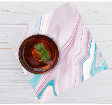 Dessous de verre motifs colorés tourbillonnants - TenStickers