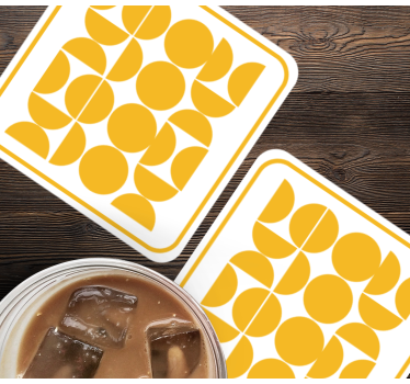 Dessous de verre motifs de formes géométriques - TenStickers