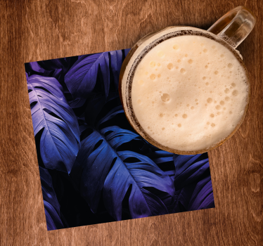 Dessous de verre motifs feuillage verdoyant - TenStickers