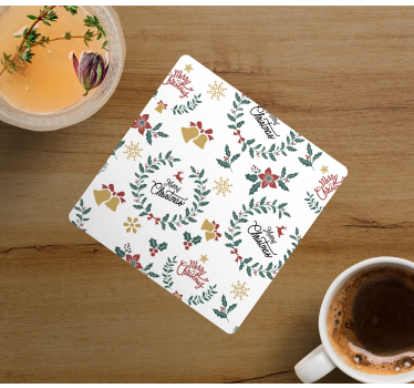 Dessous de verre noël design festif de vacances - TenStickers