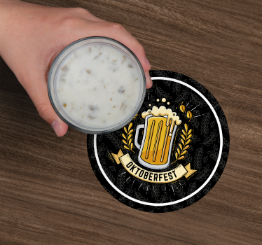 Dessous de verre pour biere Fête de la bière oktoberfest - TenStickers