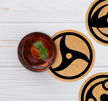 Dessous de verre motif shuriken de ninja - TenStickers