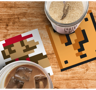 dessous de verre pour les bizarres Thèmes super mario - TenStickers