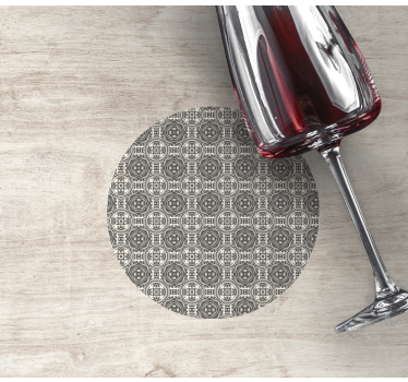 Dessous de verre surface à motifs circulaires - TenStickers