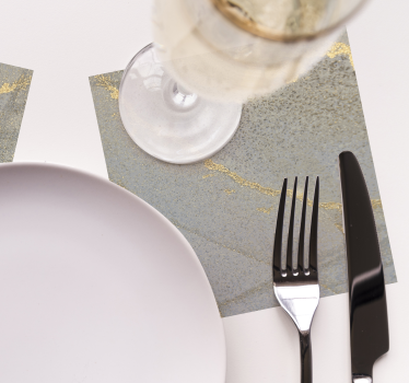 Dessous de verre surface dorée élégante - TenStickers