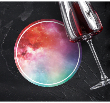 Dessous de verre tourbillon coloré galactique - TenStickers