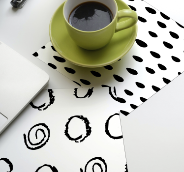 dessous de verre tres moderne Différents modèles - TenStickers