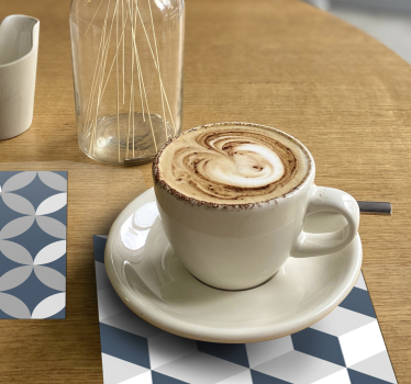dessous de verre tres moderne Motifs gris - TenStickers