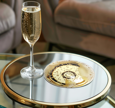 Dessous de verre champagne - TenStickers
