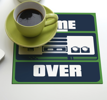 Sous-verre jeu Game over - TenStickers