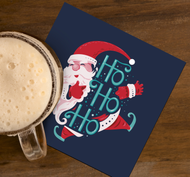 Sous-verre Père noël - TenStickers