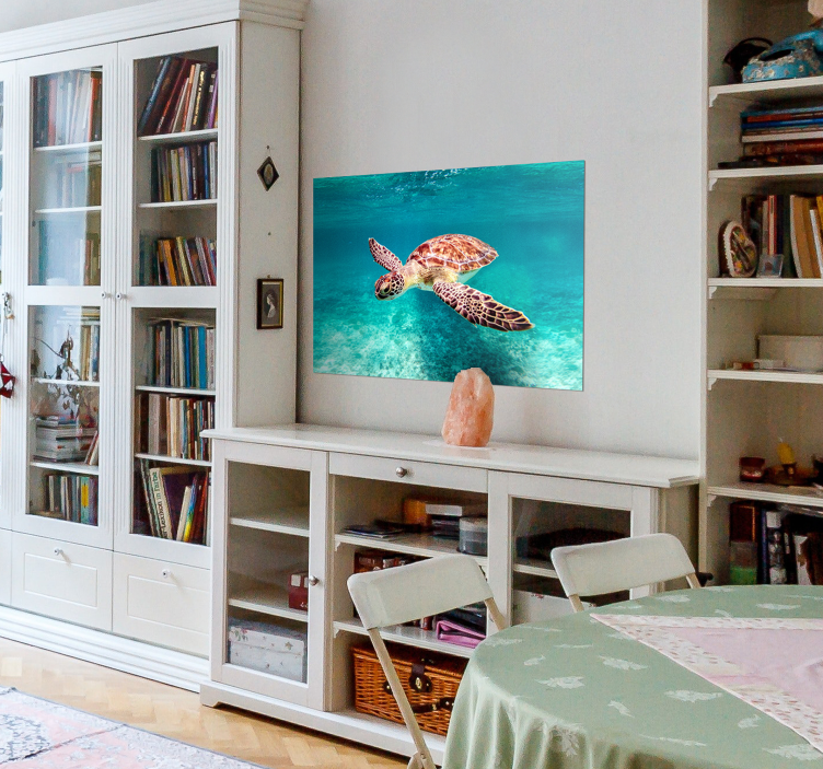 Poster image tortue de mer - TenStickers