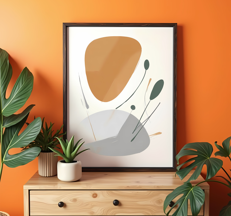 Affiche abstrait désordre artistique - TenStickers