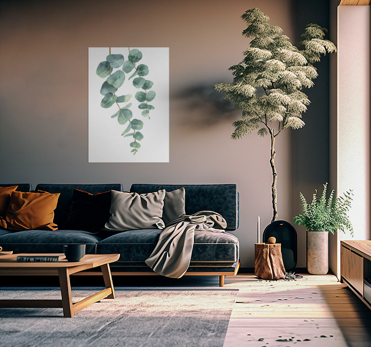 Poster arbre branches de eucalyptus - TenStickers