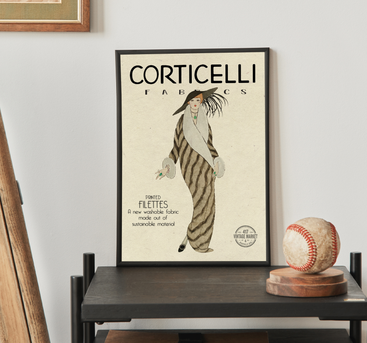 Poster Art Déco la mode des années 1920 - TenStickers