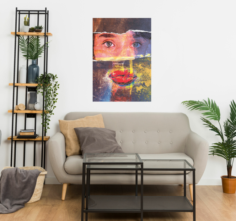 Poster collage style art urbain - TenStickers