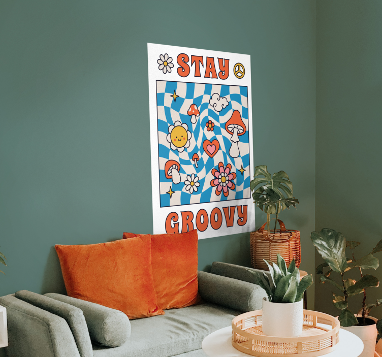 Poster motif "Stay Groovy " - TenStickers