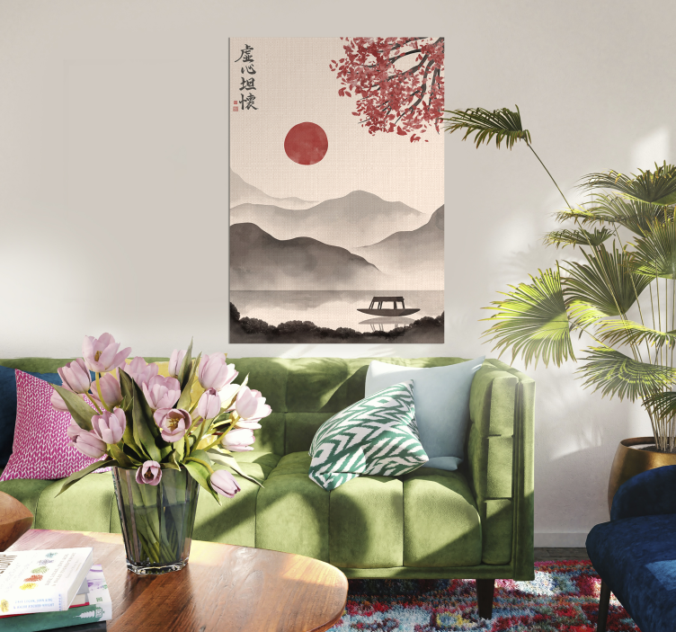 Poster motif style japandi - TenStickers