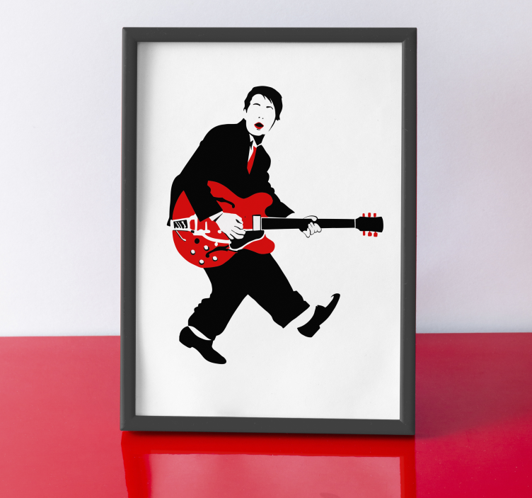 Poster musique retour en 1955 - TenStickers