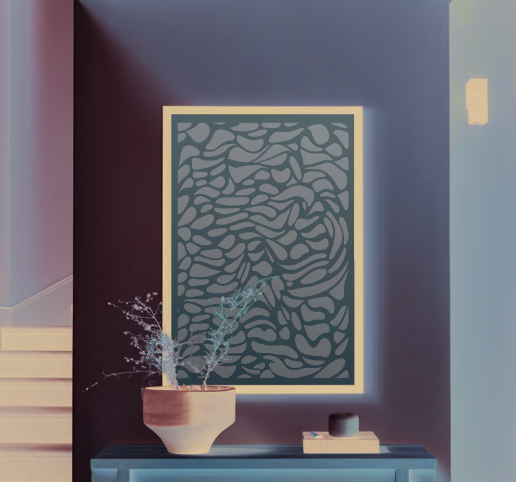 Poster nordique imprimé naturel - TenStickers