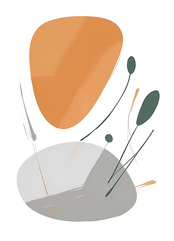 Affiche abstrait désordre artistique - TenStickers