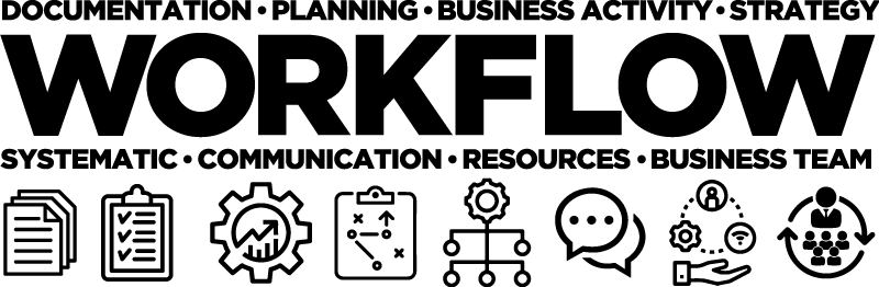 Affiche bureau optimisation des flux de travail - TenStickers