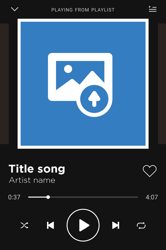 Affiche pour salon toile spotify - TenStickers