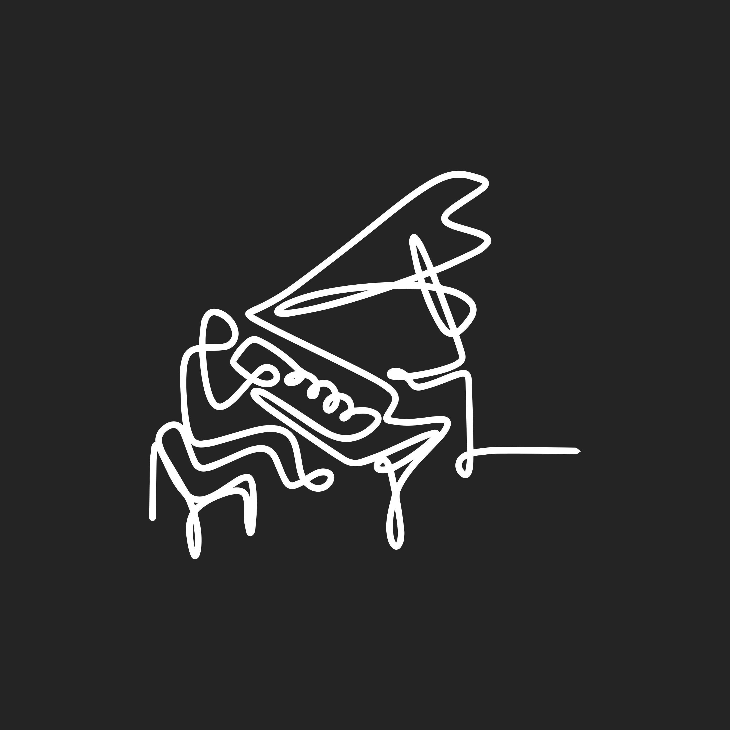 Affiche pour salon design mignon de pianiste - TenStickers