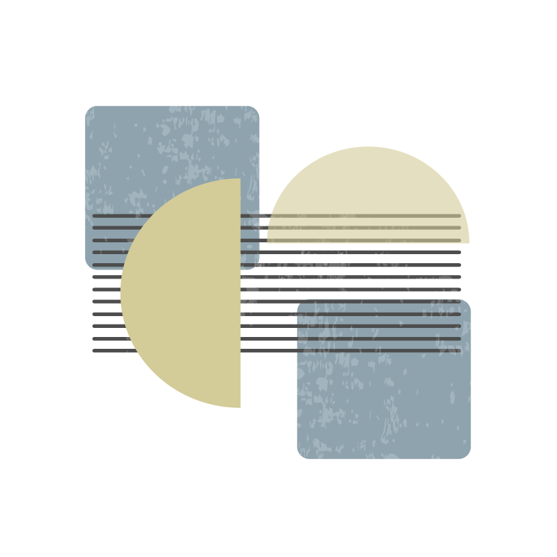 Affiche pour salon art contemporain design moderne - TenStickers