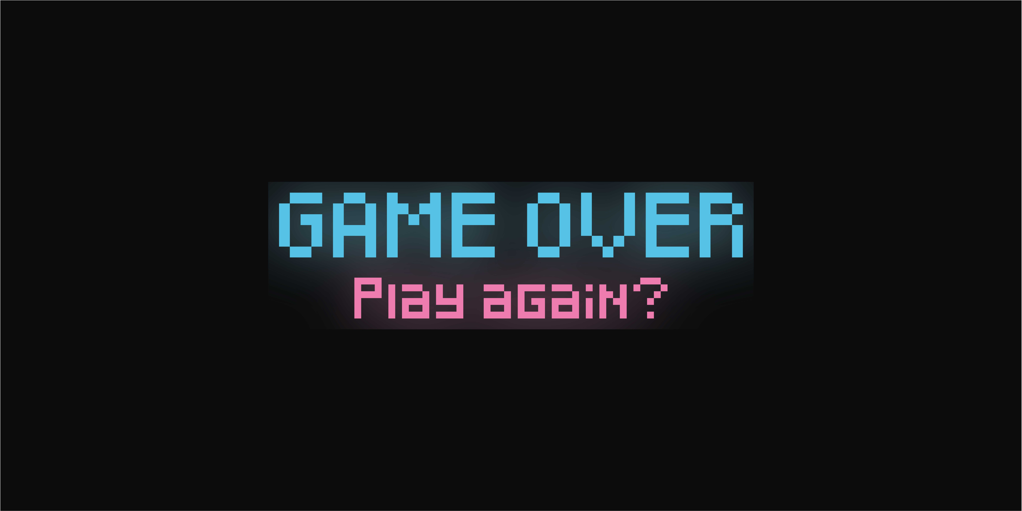 Poster jeux vidéo game over rejoue graphique - TenStickers