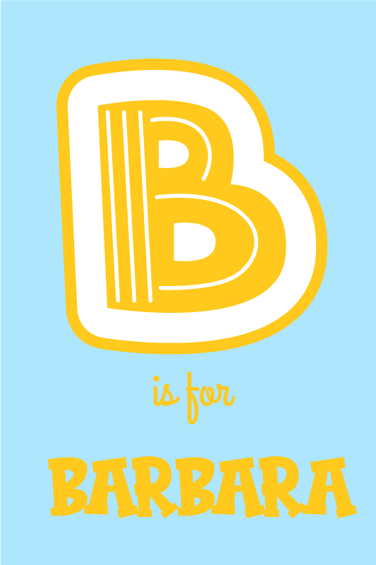 Poster chambre ado personnalisation alphabétique - TenStickers