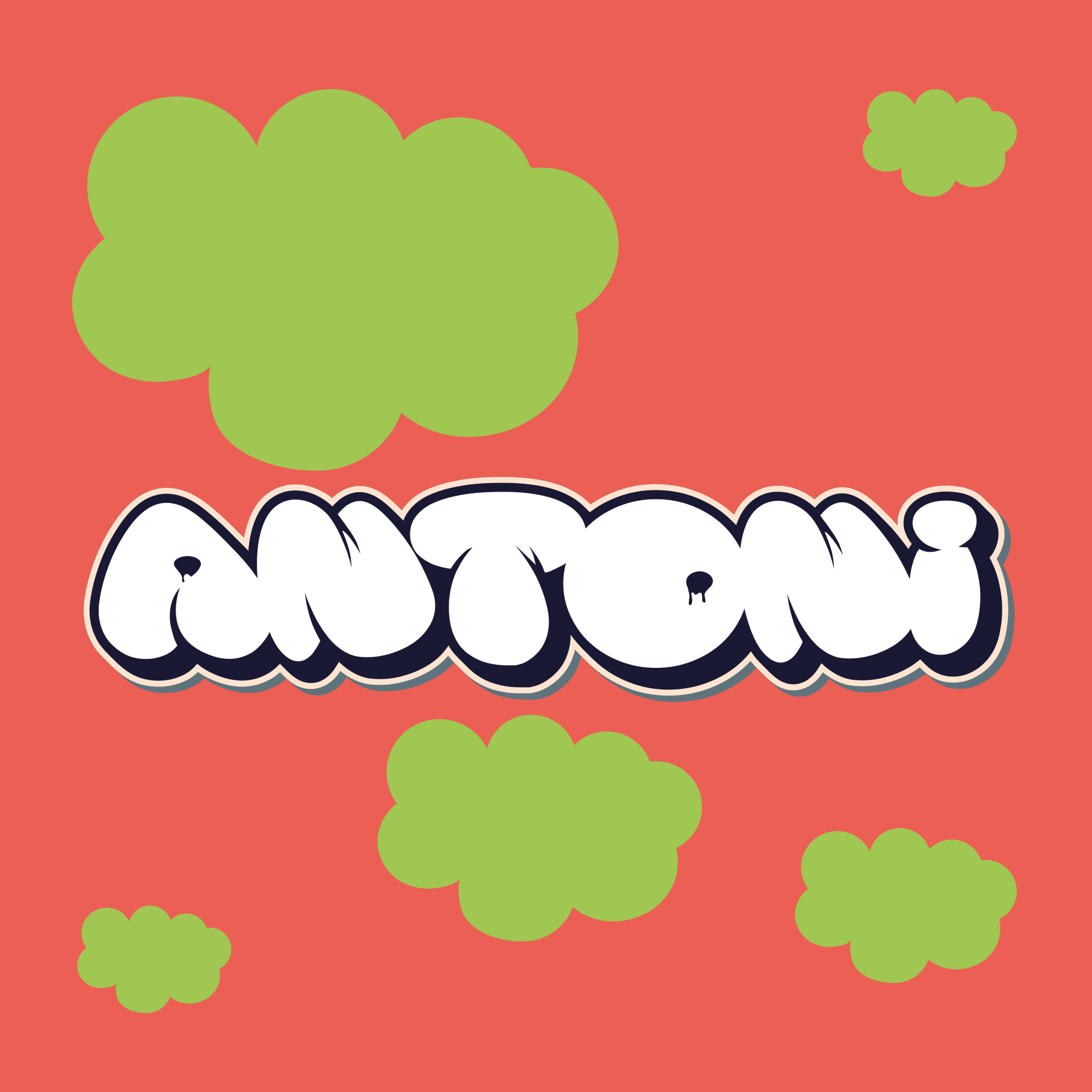 Poster chambre ado style d'écriture ludique - TenStickers